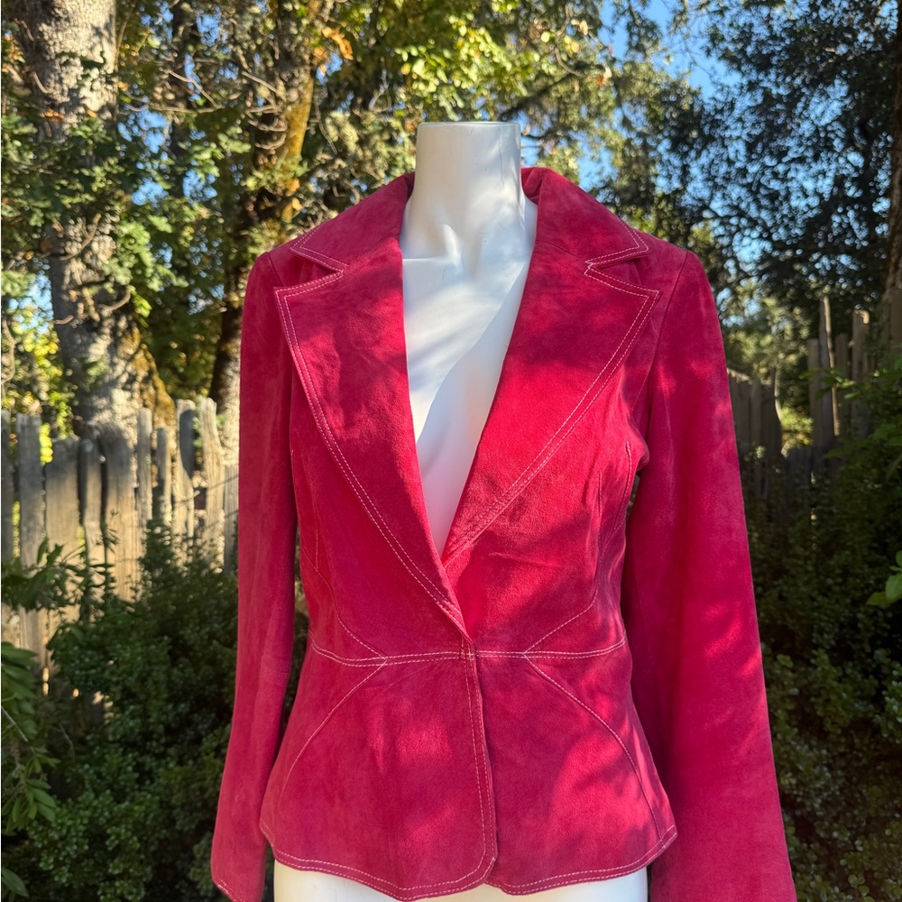 Pink Suede Jacket